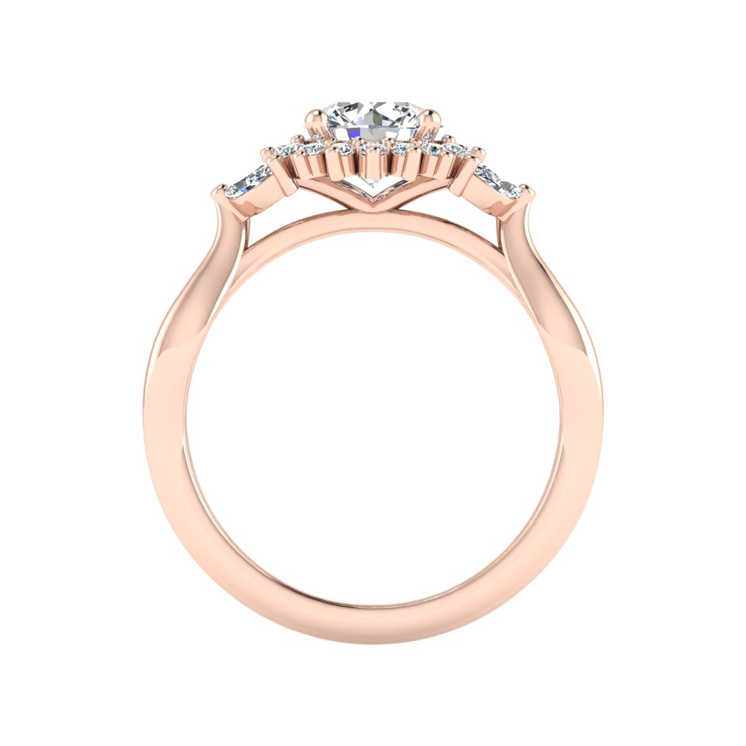 Laura Halo Engagement Ring
